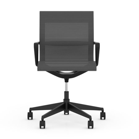 Officesource Franklin Collection Mesh Swivel Chair with Black Frame 21621MSI